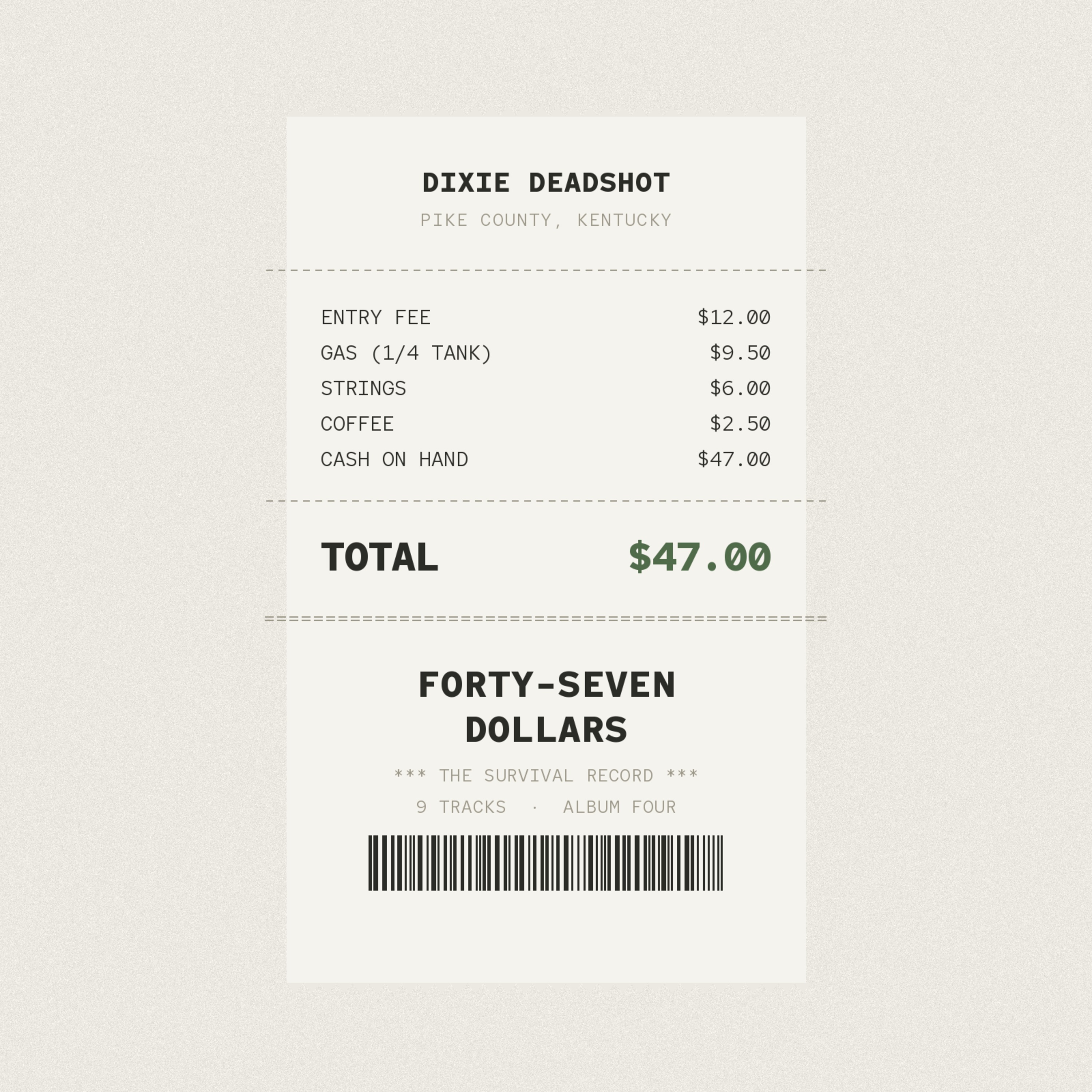 Forty-Seven (Reprise) cover art